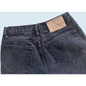 Vintage CALVIN KLEIN Black High Waisted Jeans 90s / 00s Size 29